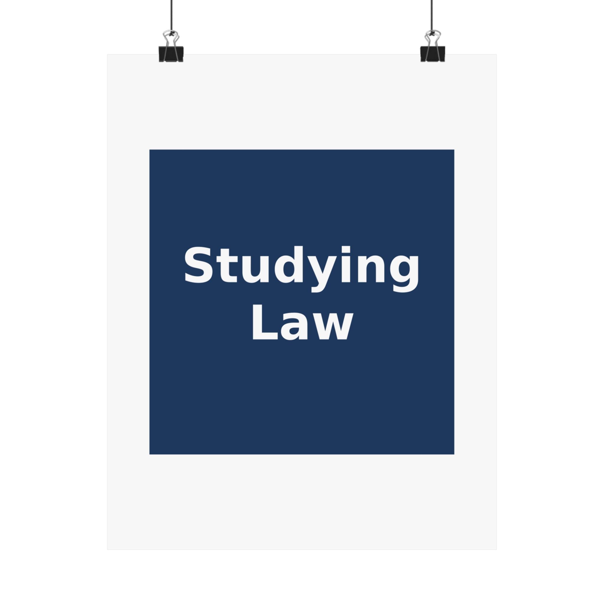Studying Law - KayKay Poster