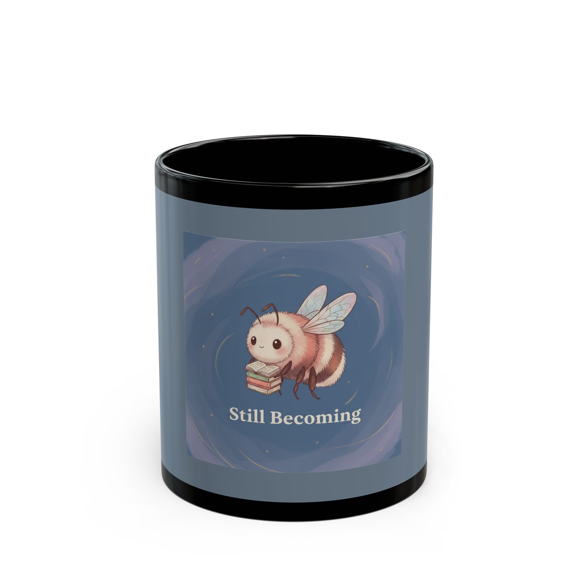 Bunny Black Mug 11oz – Still Becoming