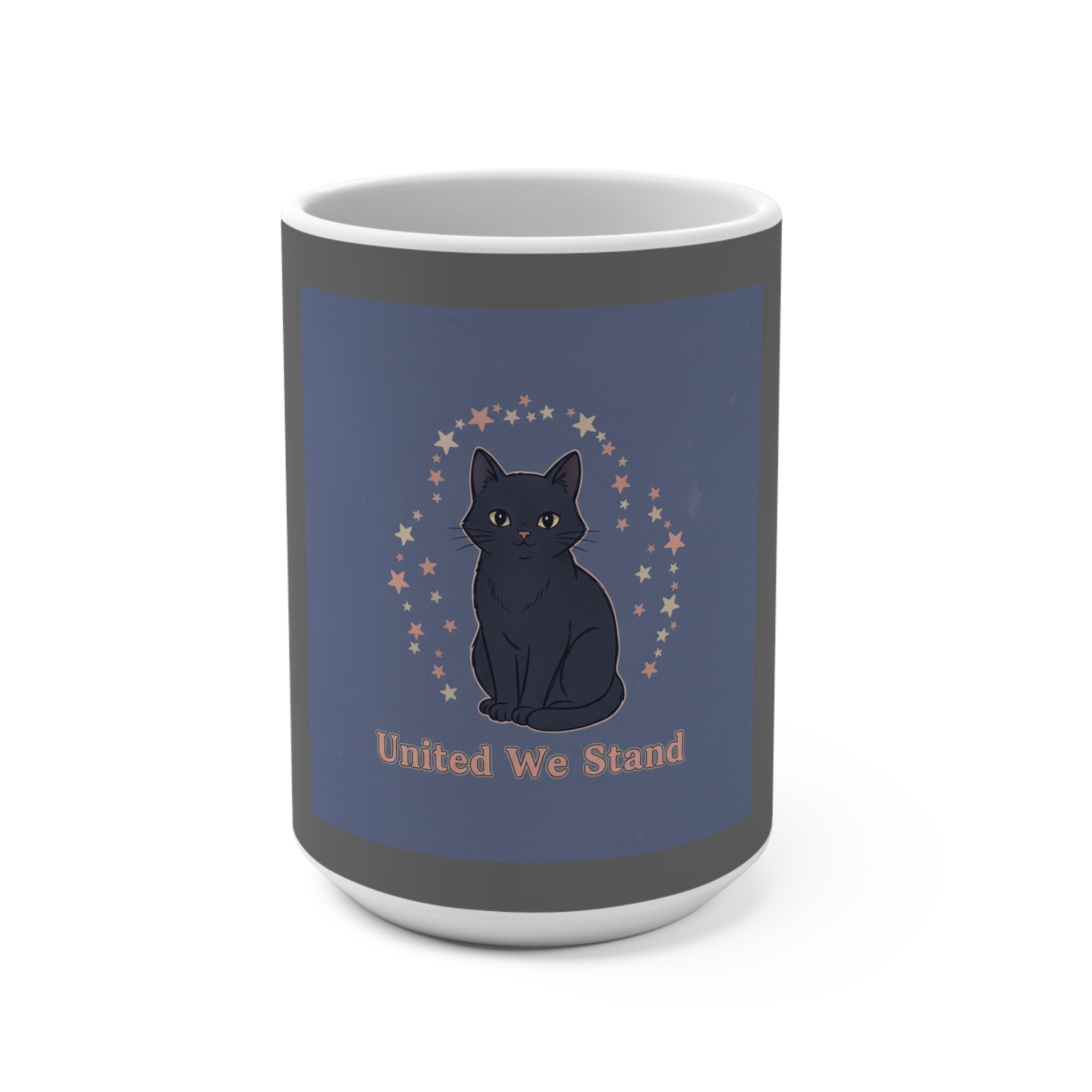 Black Cat Mug 15oz – United We Stand