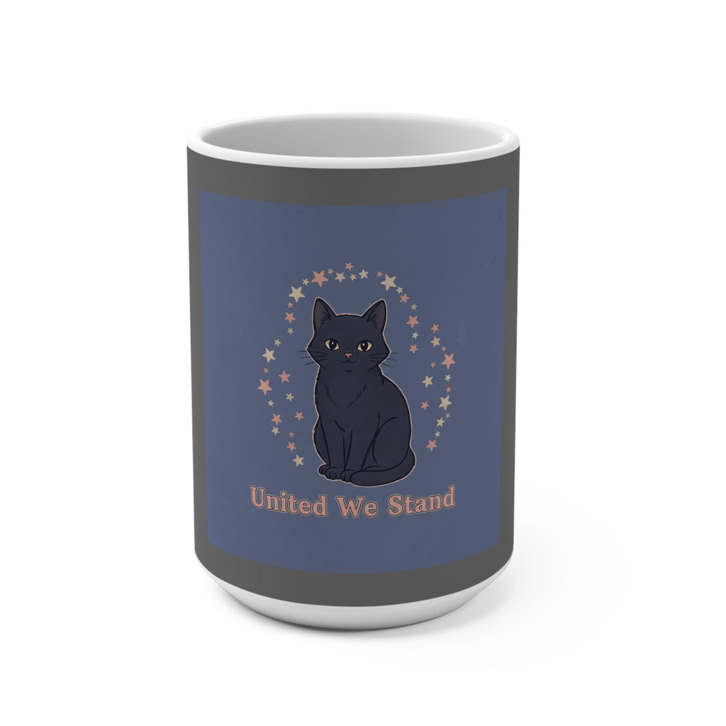 Black Cat Mug 15oz – United We Stand