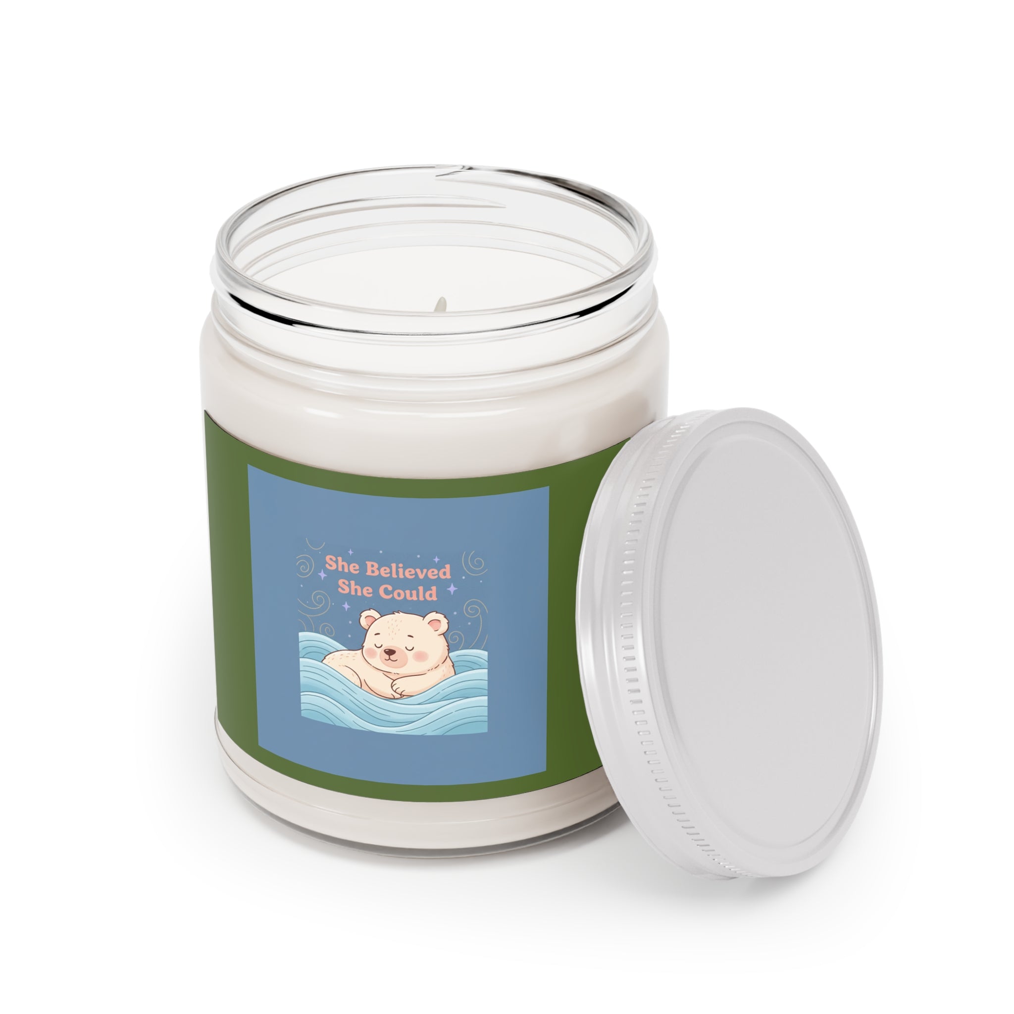 Bear Scented Candle – She Believed She Could