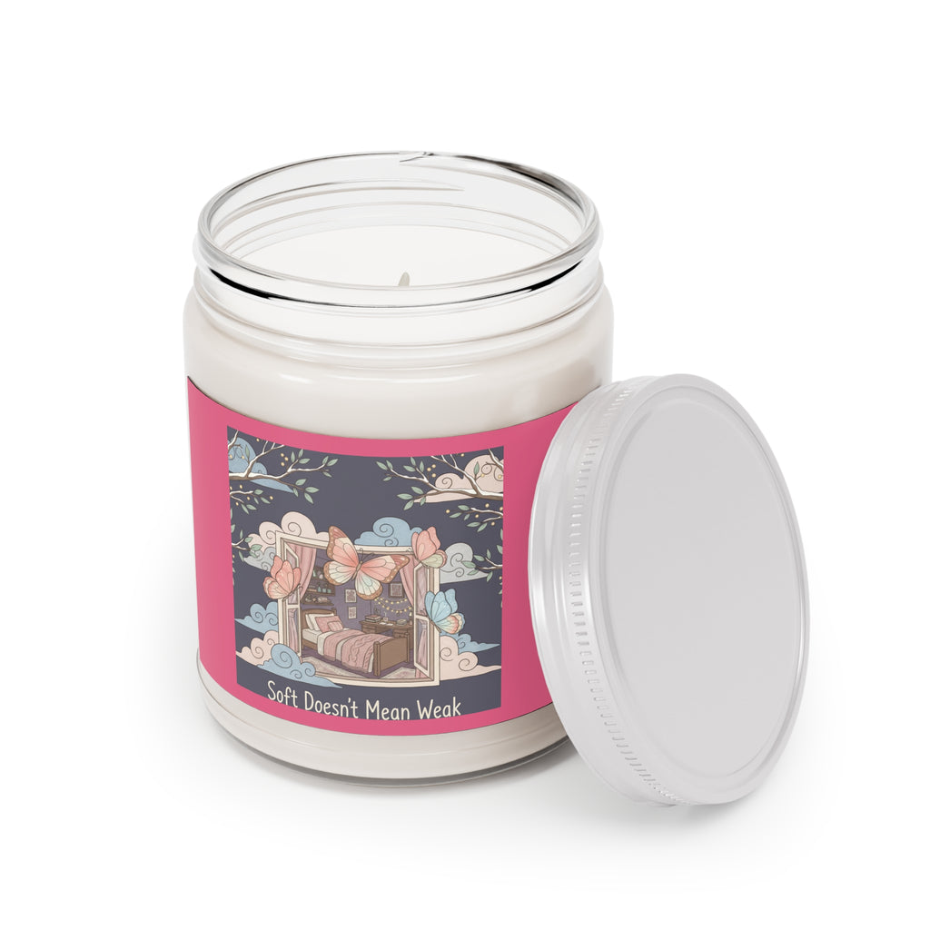 Butterflies Scented Candle – Soft Doesnt Mean Weak