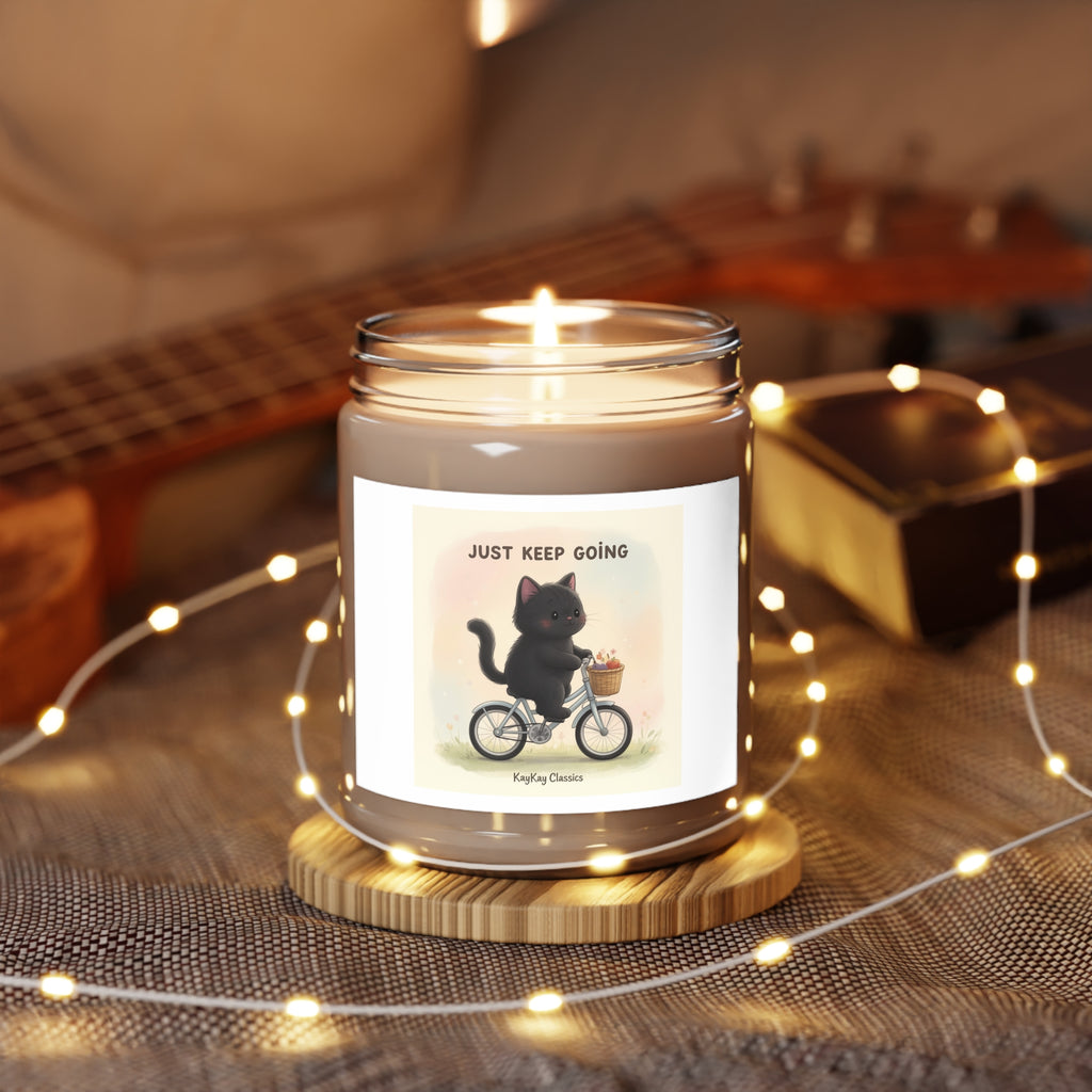 JUST KEEP GOING Cat Scented Candle