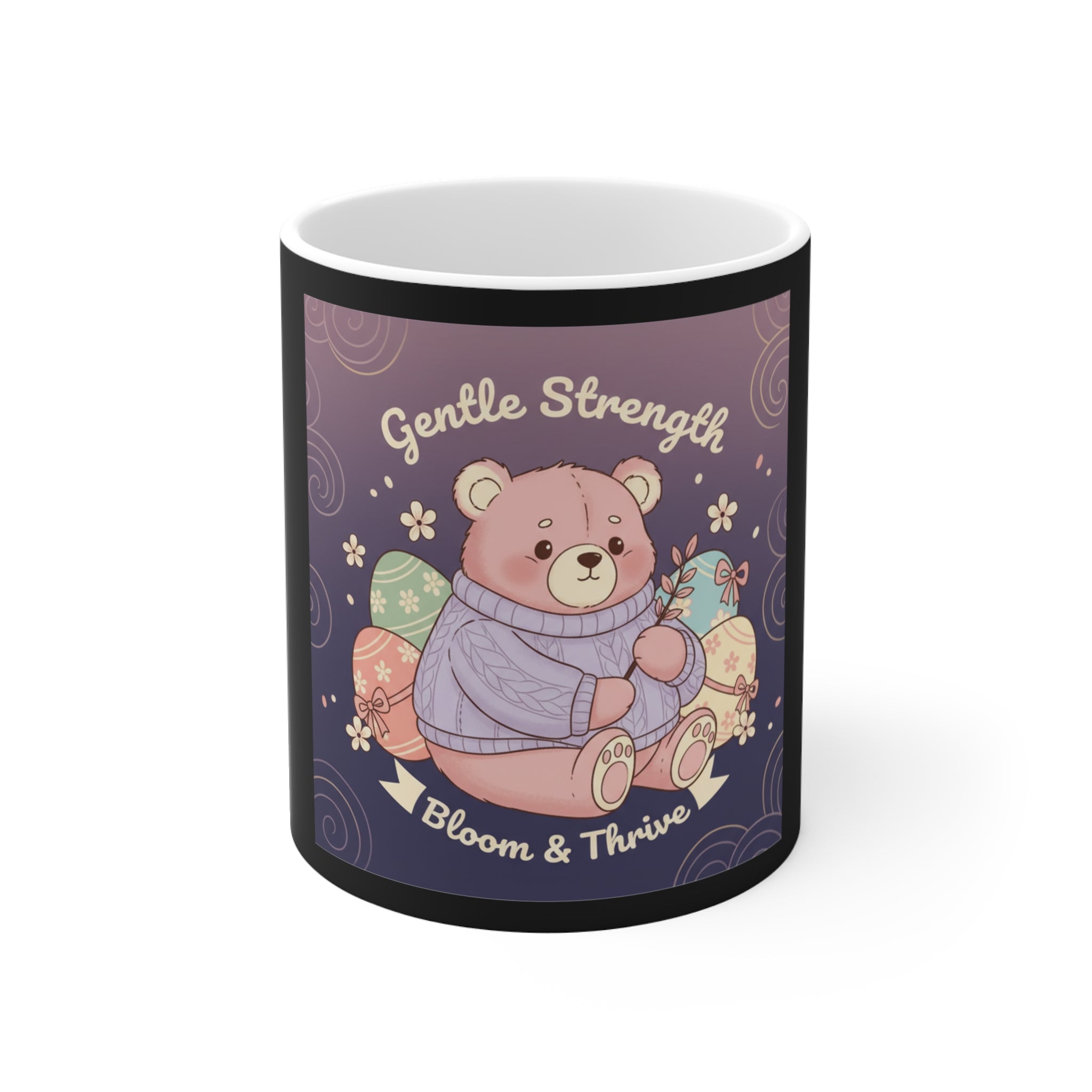 Bear Mug 11oz – Gentle Strength Bloom Thrive