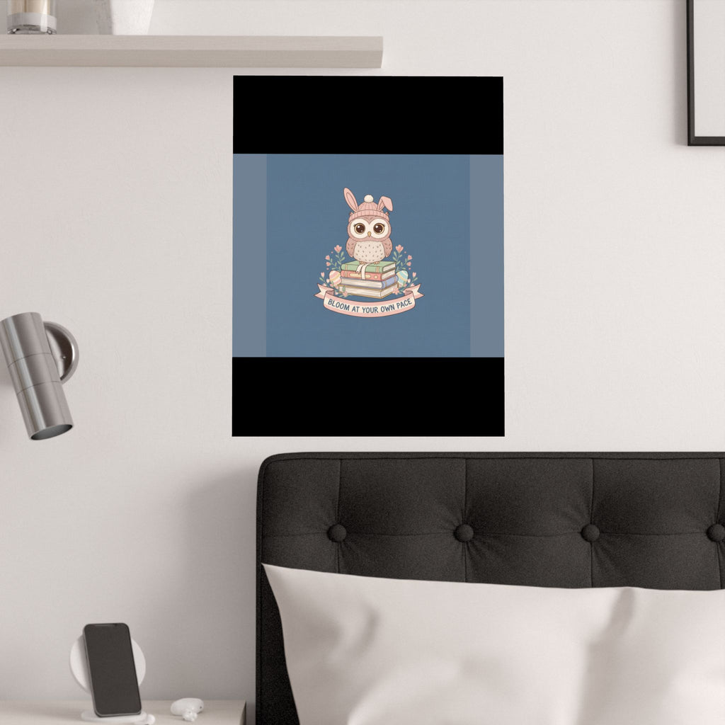 Bunny Poster – Bloom at Your Own Pace