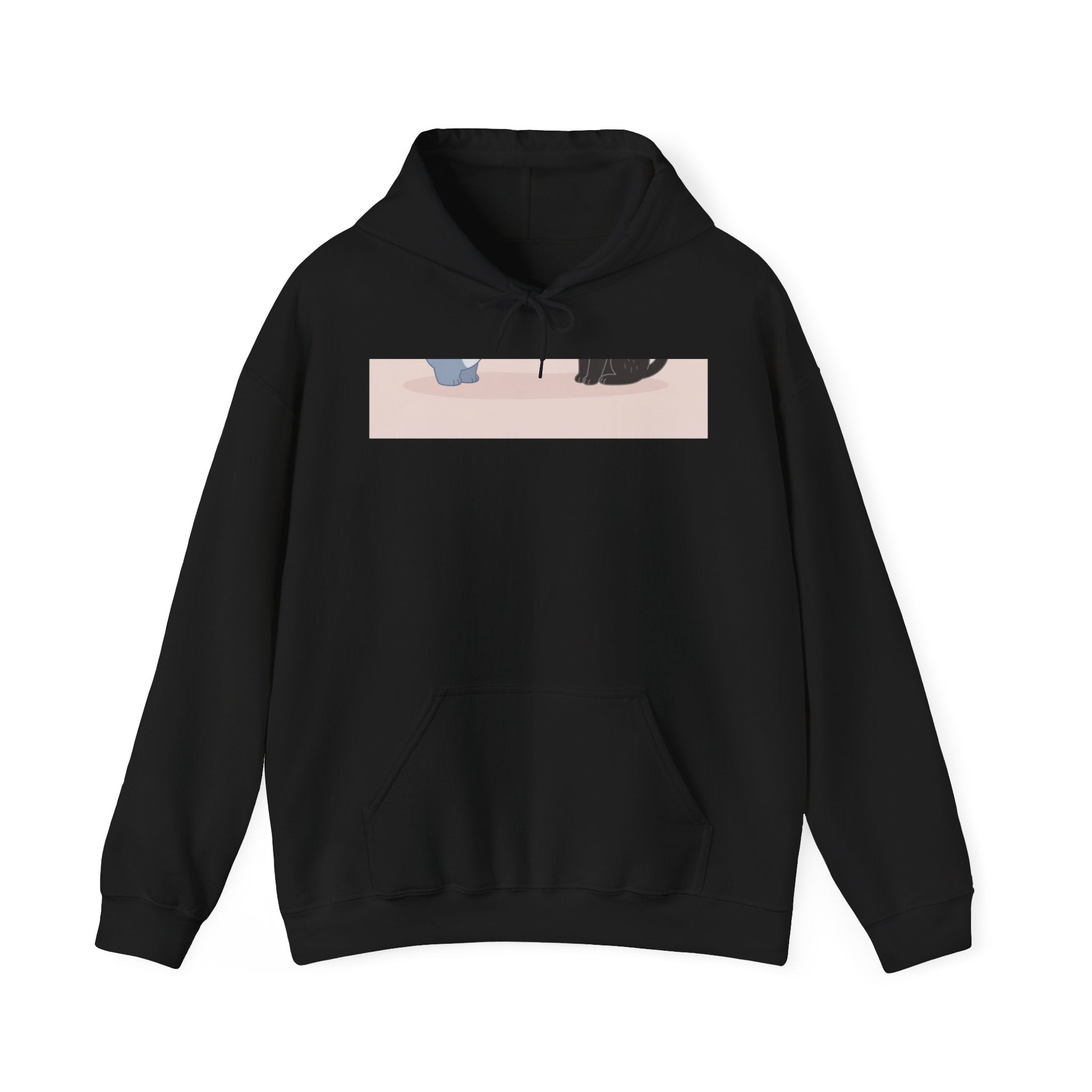 "LOVE CAN BE SOFT" Black Cat Hoodie | College Girl Gift | Fashion | KayKay Classics