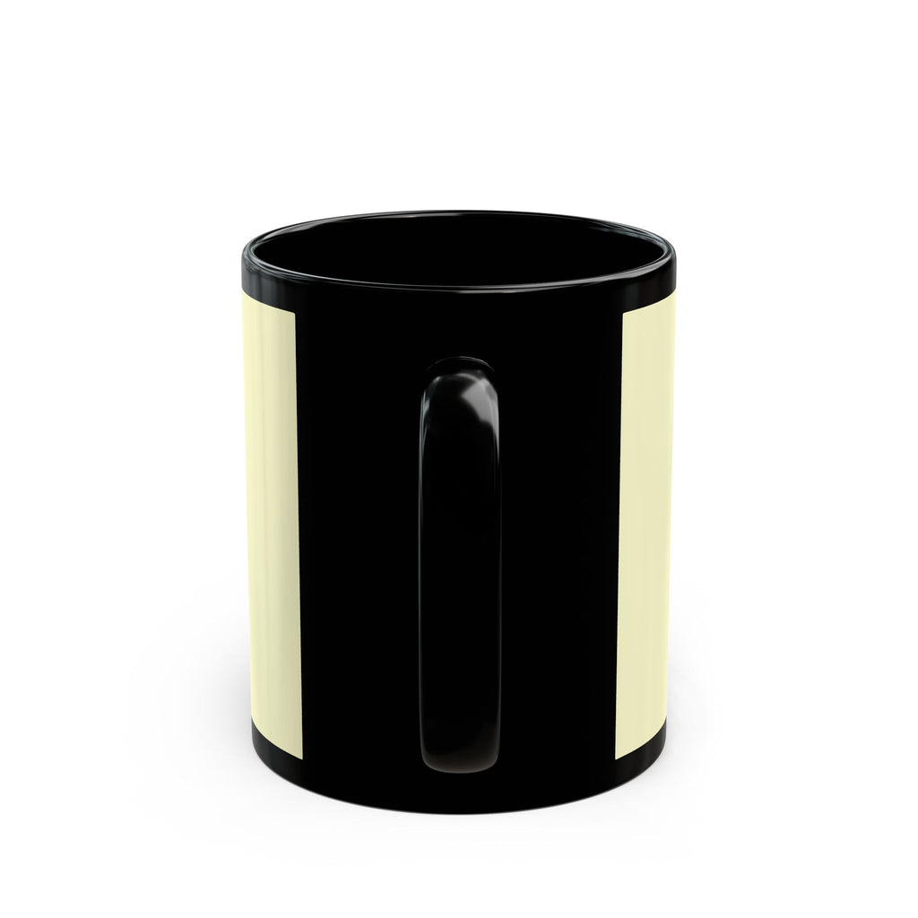 Rabbit Black Mug 11oz – You Are Allowed to Grow Slowly