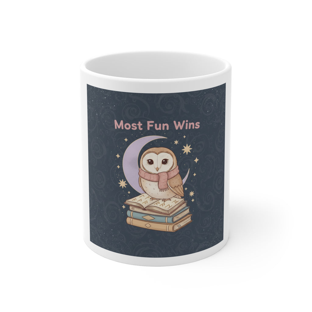 Owl Mug 11oz – Most Fun Wins