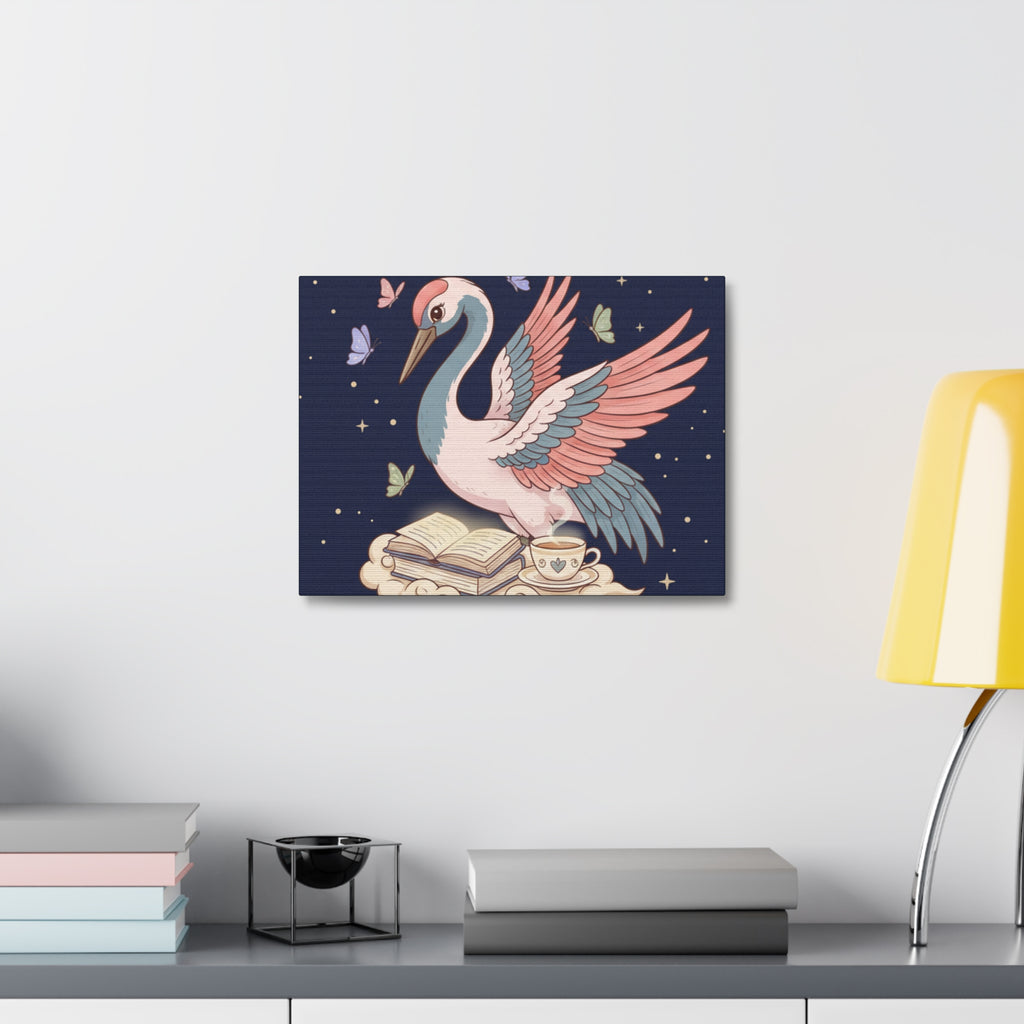 Crane Canvas Print – Goals on Goals Bloom Prosper