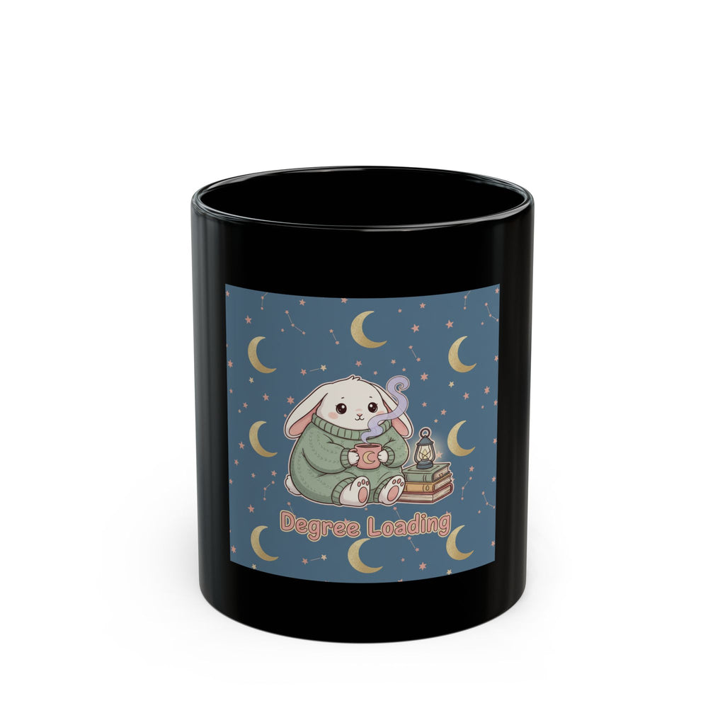 Bunny Black Mug 11oz – Degree Loading