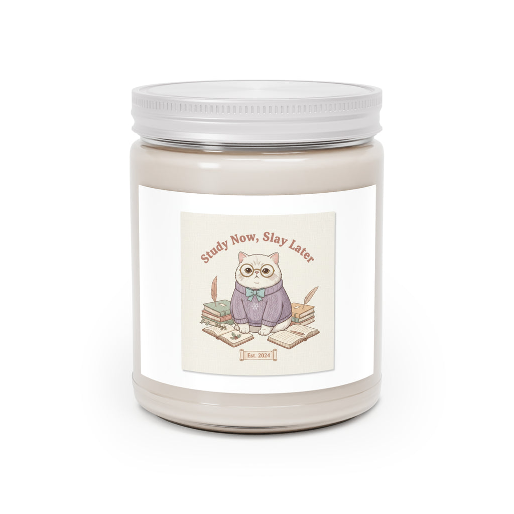 Study Now, Slay Later Cat Scented Candle