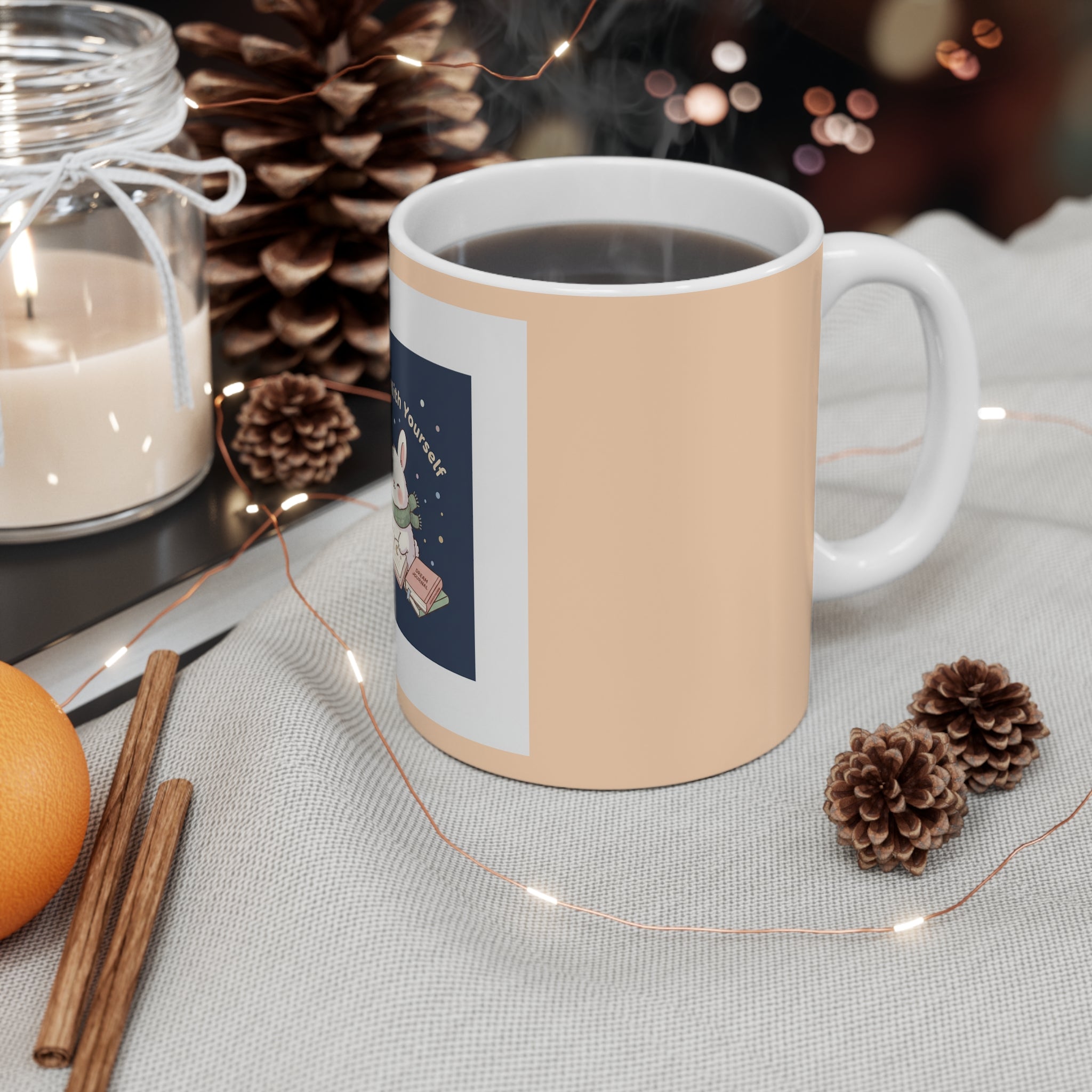 Rabbit Mug 11oz – Be Gentle With Yourself