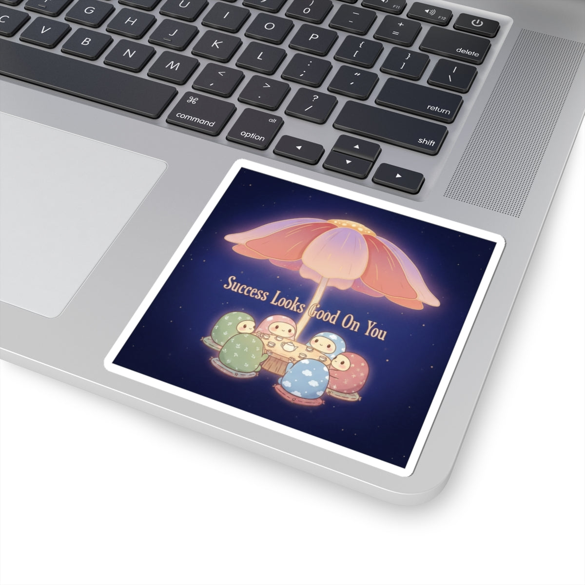 Tiny Chibi Creatures Kiss-Cut Sticker – Success Looks Good on You