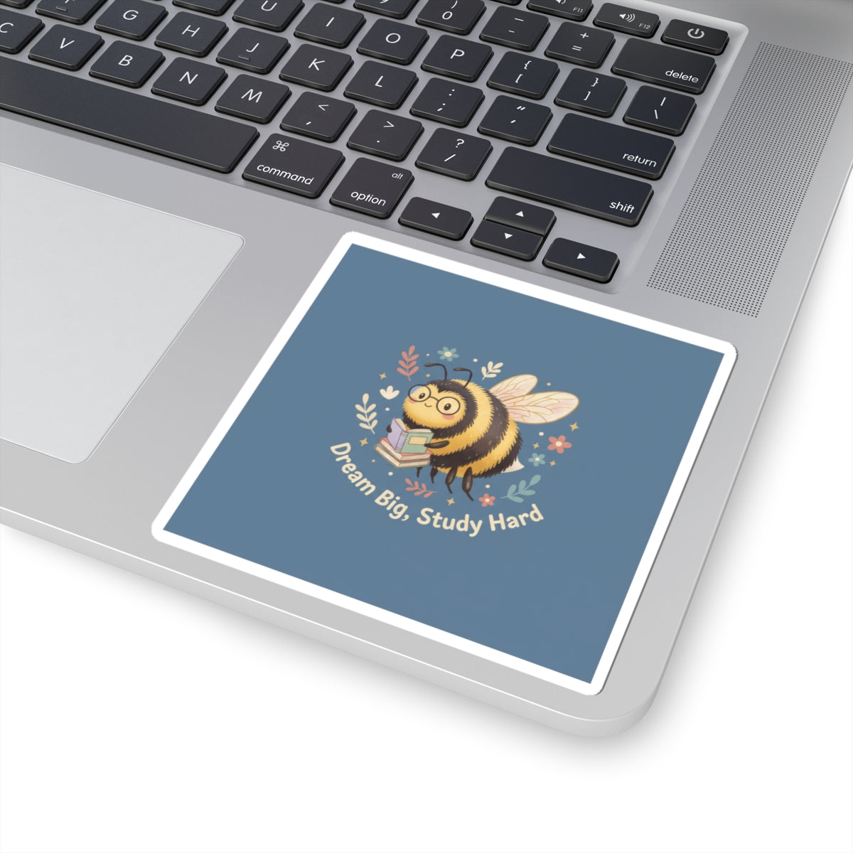 Bee Kiss-Cut Sticker – Dream Big Study Hard