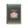 Duck In A Cardigan Spiral Notebook – Educated and Cute Gentle Strength