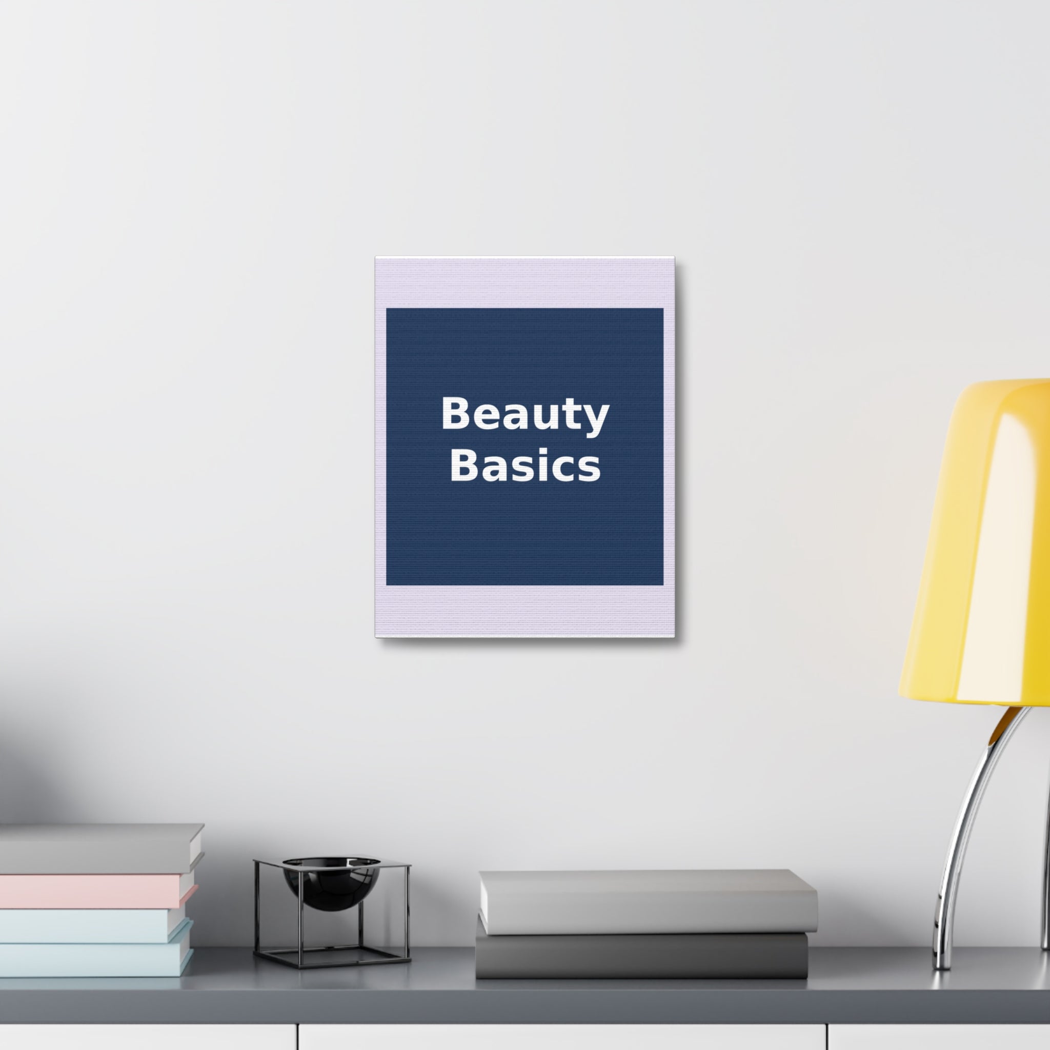"Beauty Basics" Black Cat Canvas | College Girl Gift | Fashion | KayKay Classics