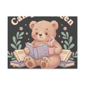 Bear Canvas Print – Campus Queen Study Now Slay Later