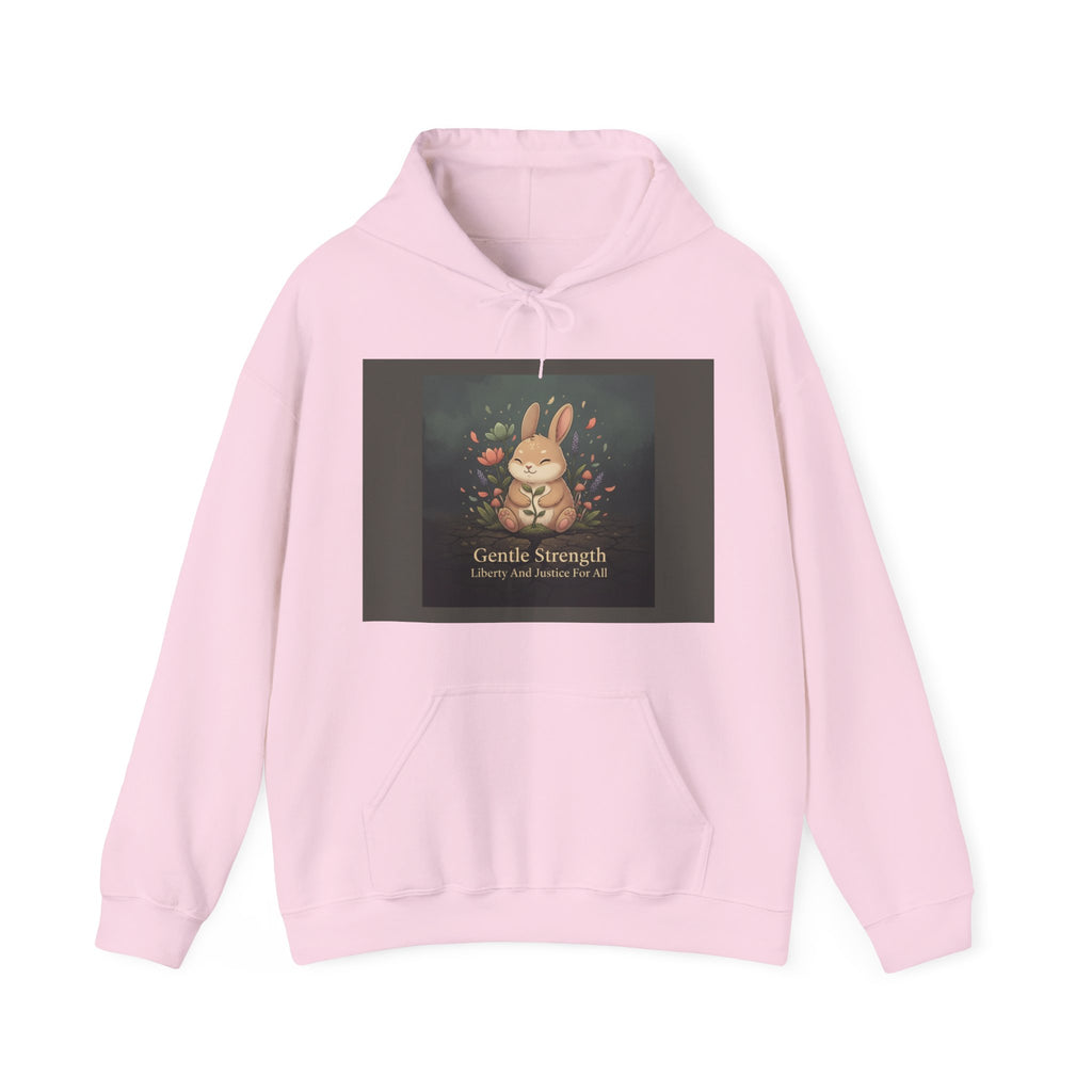 Bunny Hoodie – Gentle Strength Liberty and Justice for