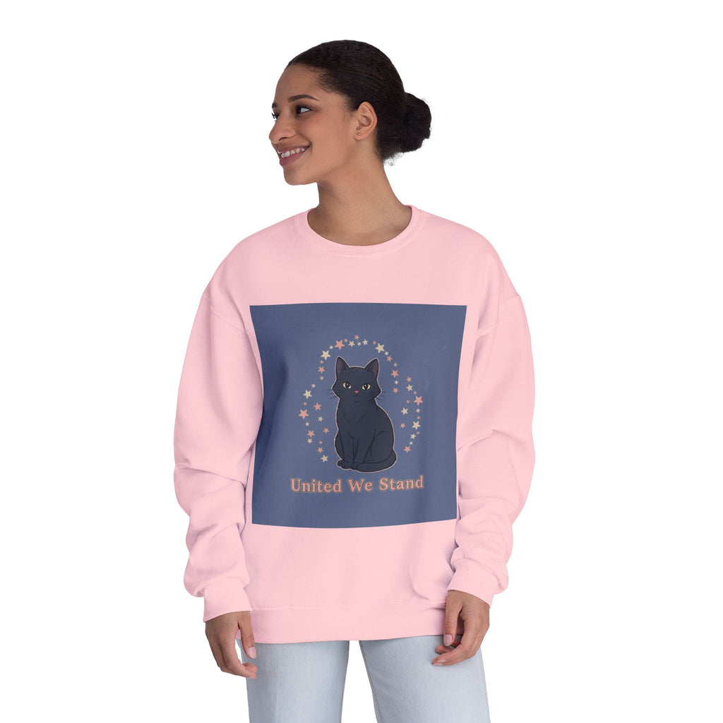 Black Cat Crewneck Sweatshirt – United We Stand