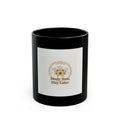 Study Now, Slay Later Black Mug 11oz