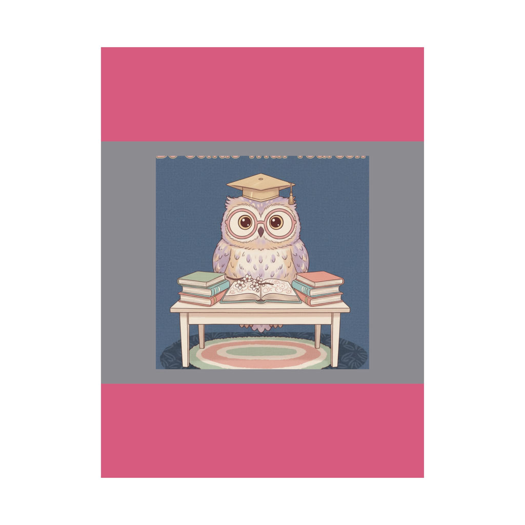 Owl Poster – Be Gentle With Yourself
