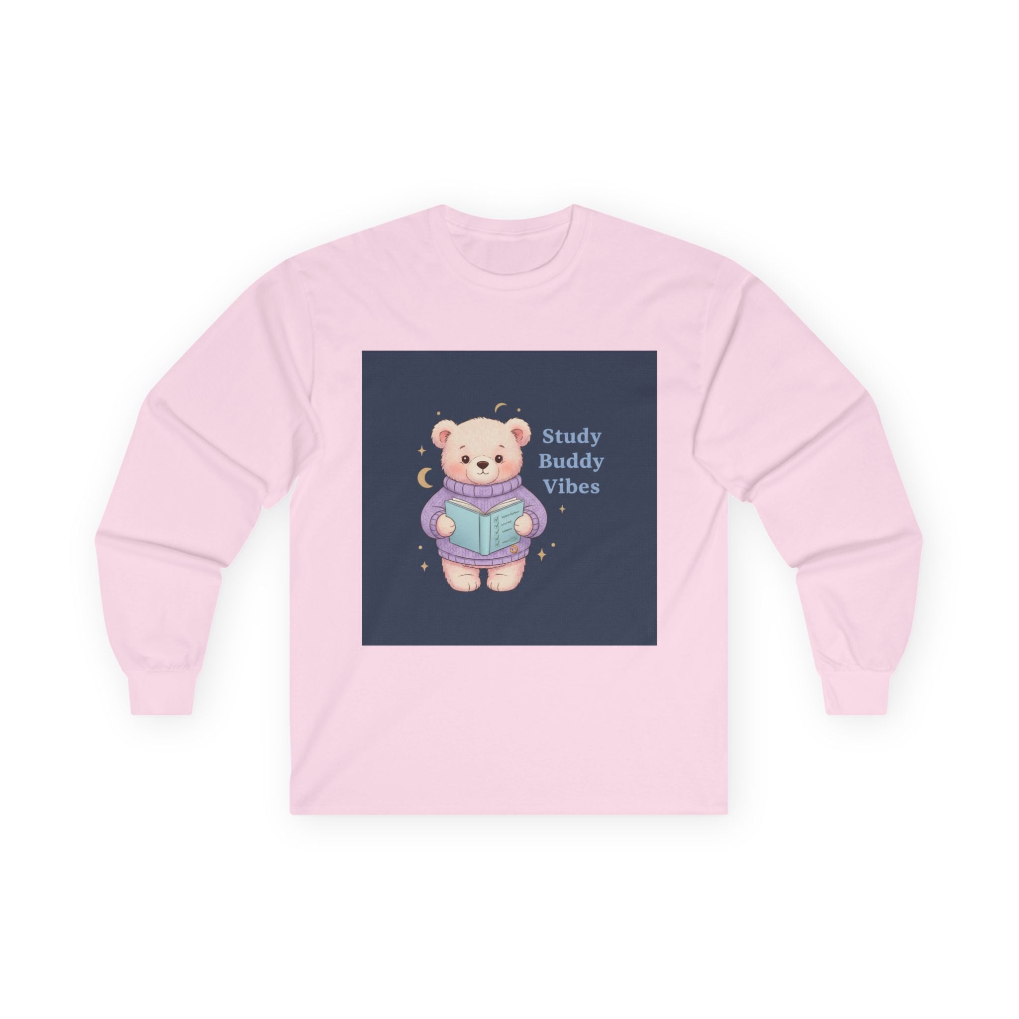 Bear Long Sleeve Tee – Study Buddy Vibes