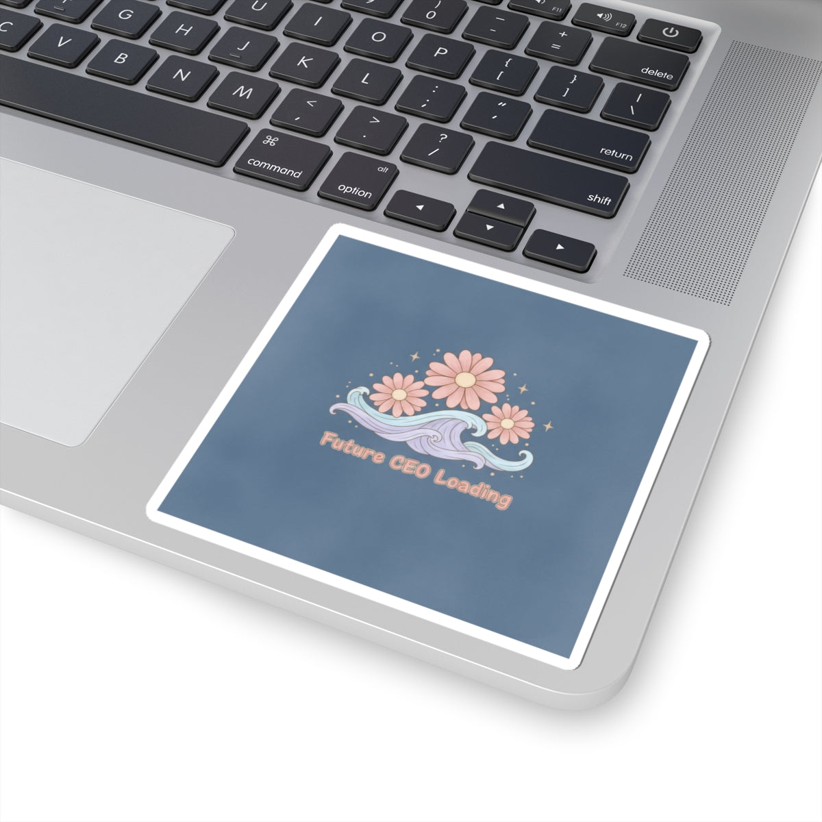 Daisies And Gentle Waves Kiss-Cut Sticker – Future Ceo Loading
