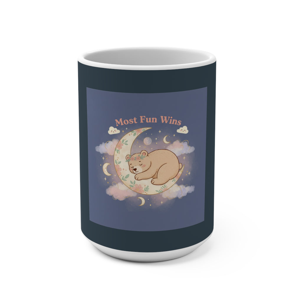 Bear Mug 15oz – Most Fun Wins