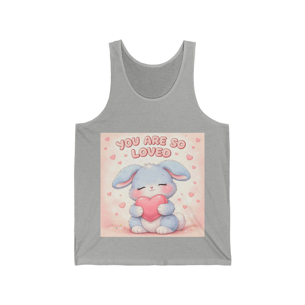 "YOU ARE SO LOVED" Black Cat Tank Top | College Girl Gift | Fashion | KayKay Classics