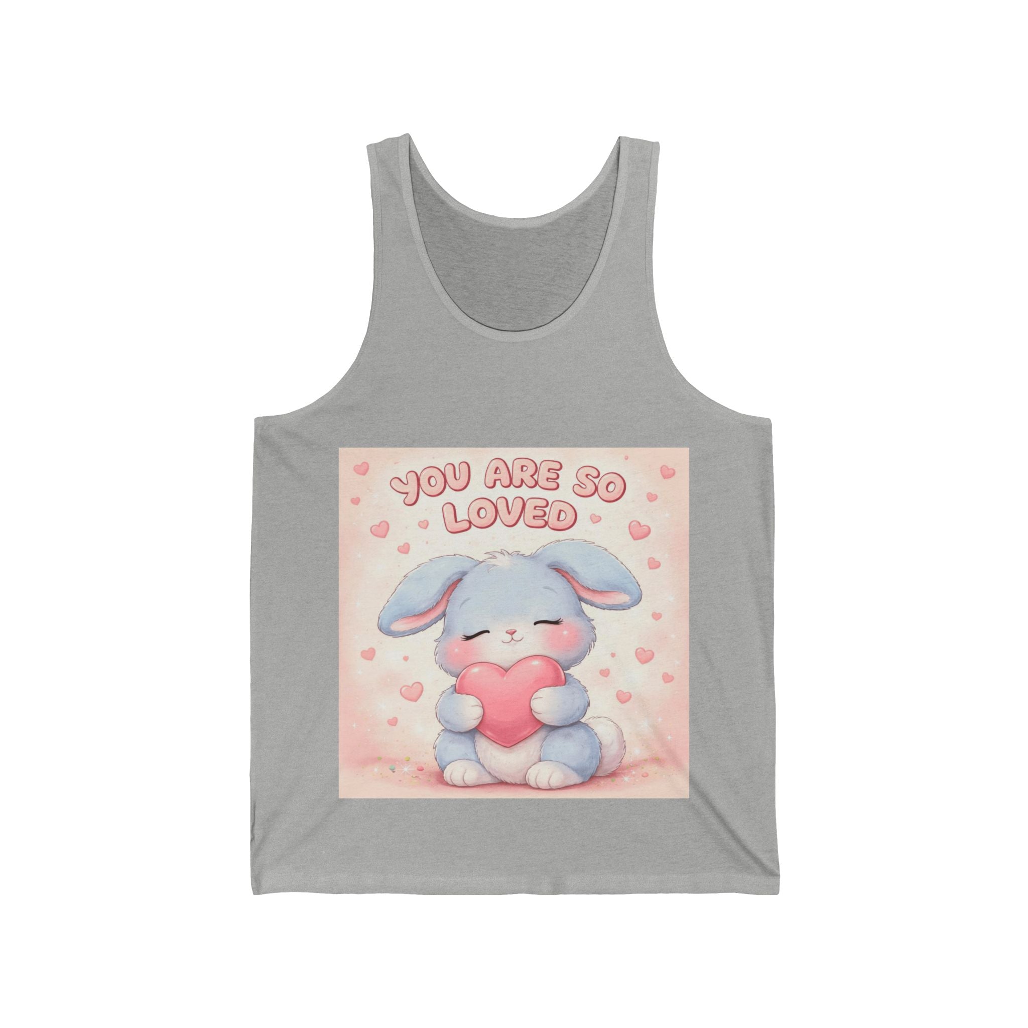 "YOU ARE SO LOVED" Black Cat Tank Top | College Girl Gift | Fashion | KayKay Classics