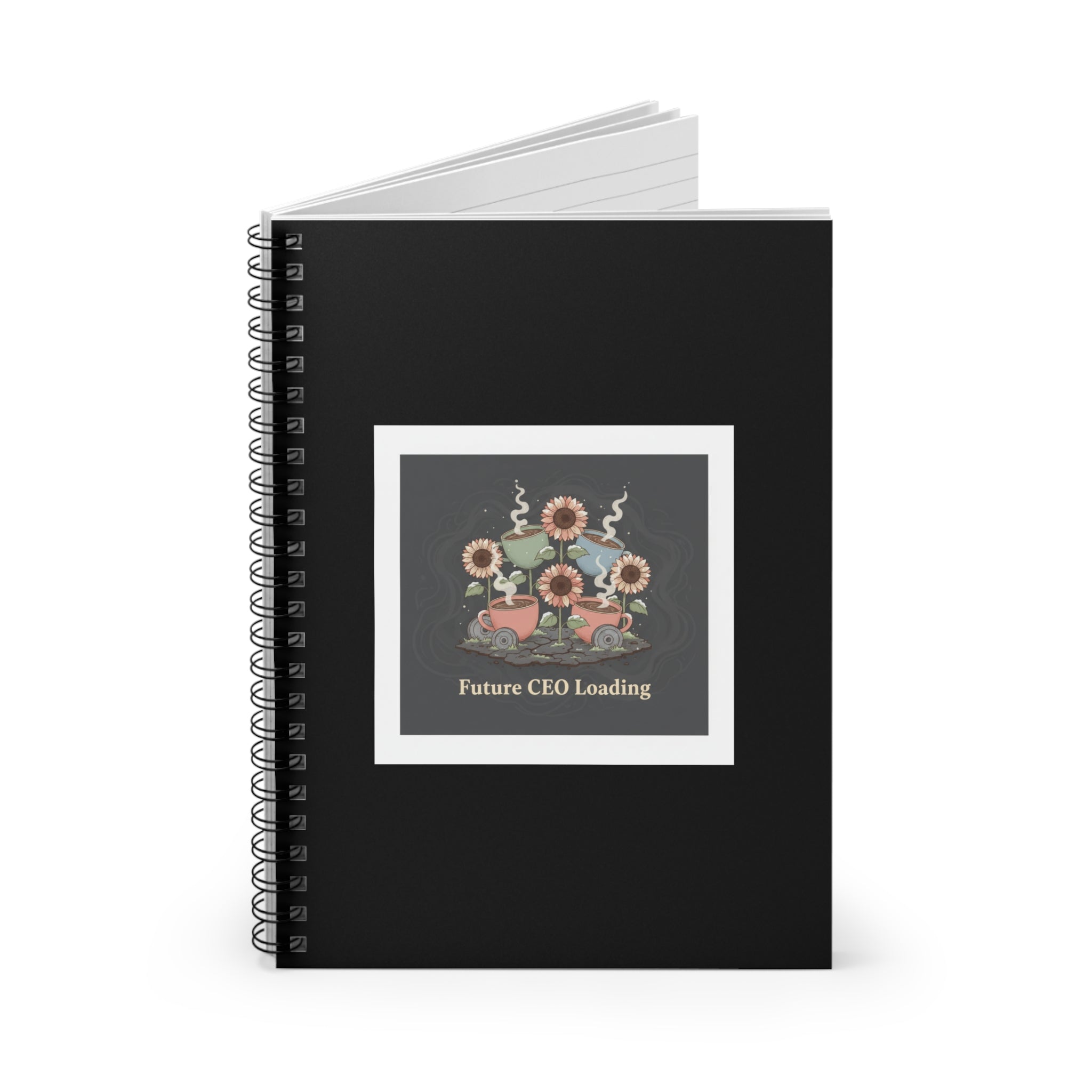 future ceo loading Spiral Notebook