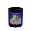 Turtle Black Mug 11oz – Making My Dreams Happen