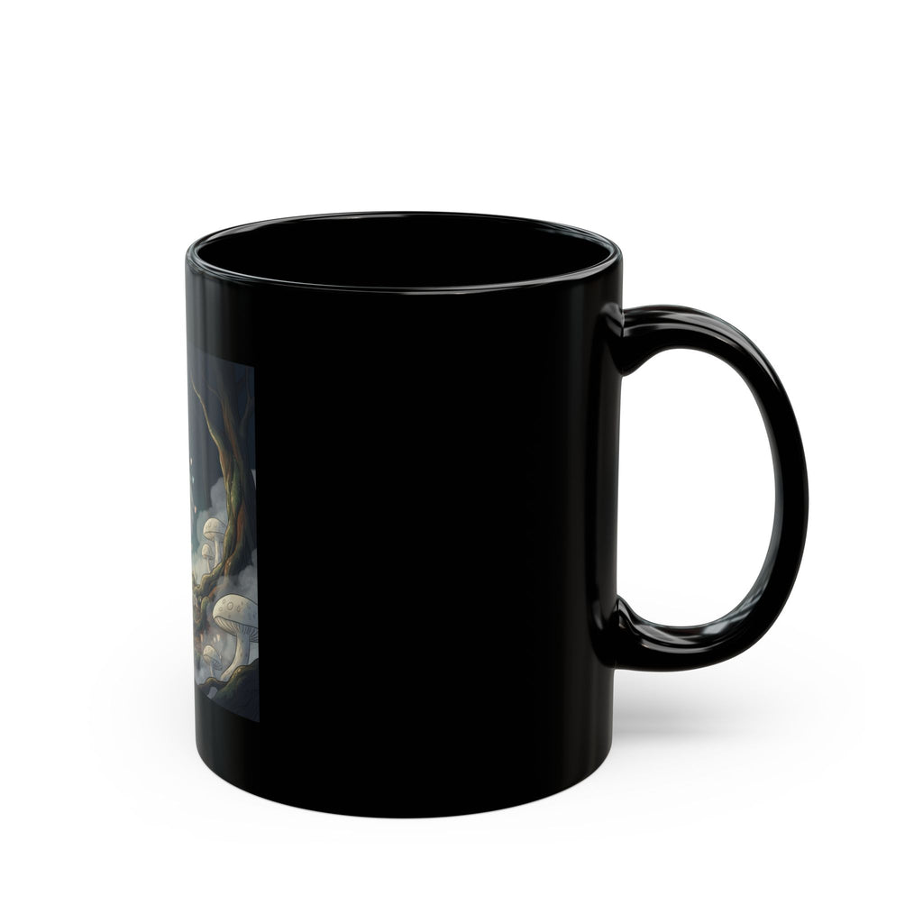Gentle Strength Dragon Black Mug 11oz