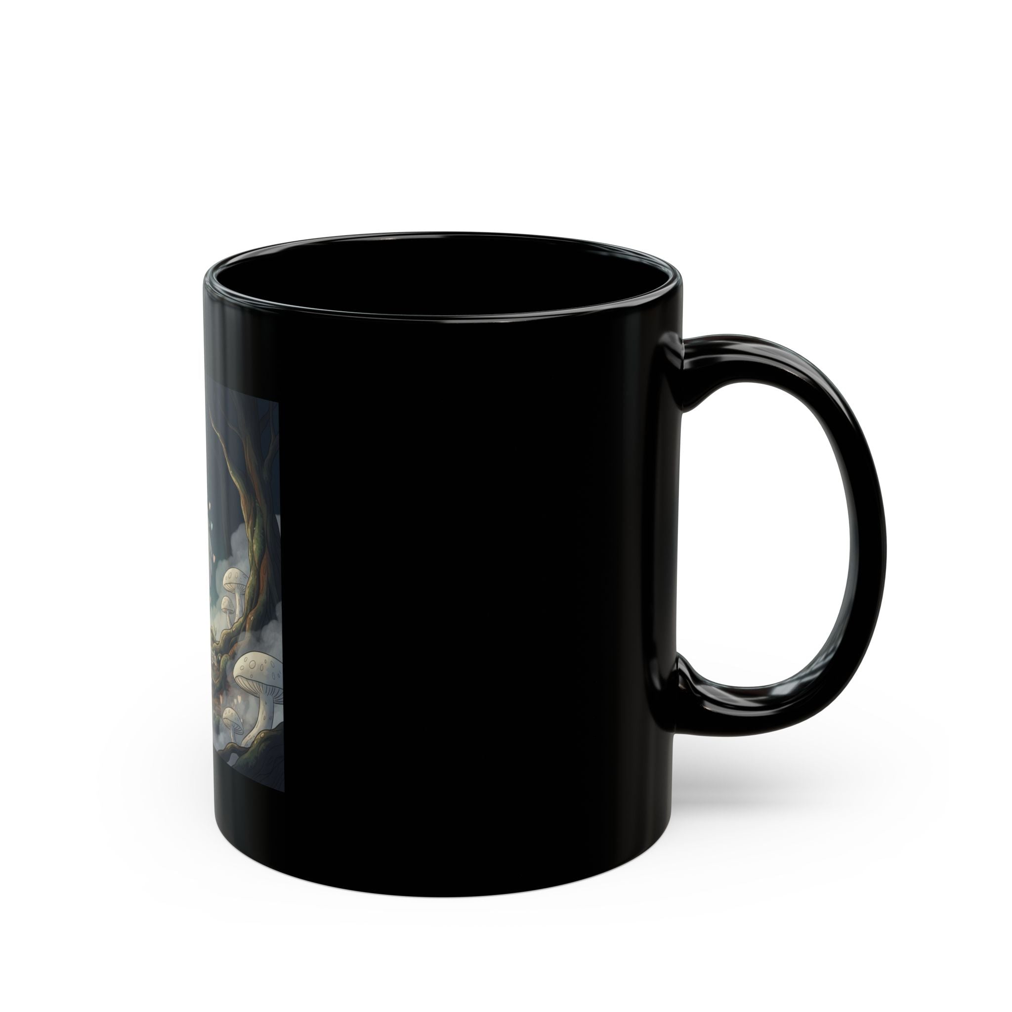 Gentle Strength Dragon Black Mug 11oz