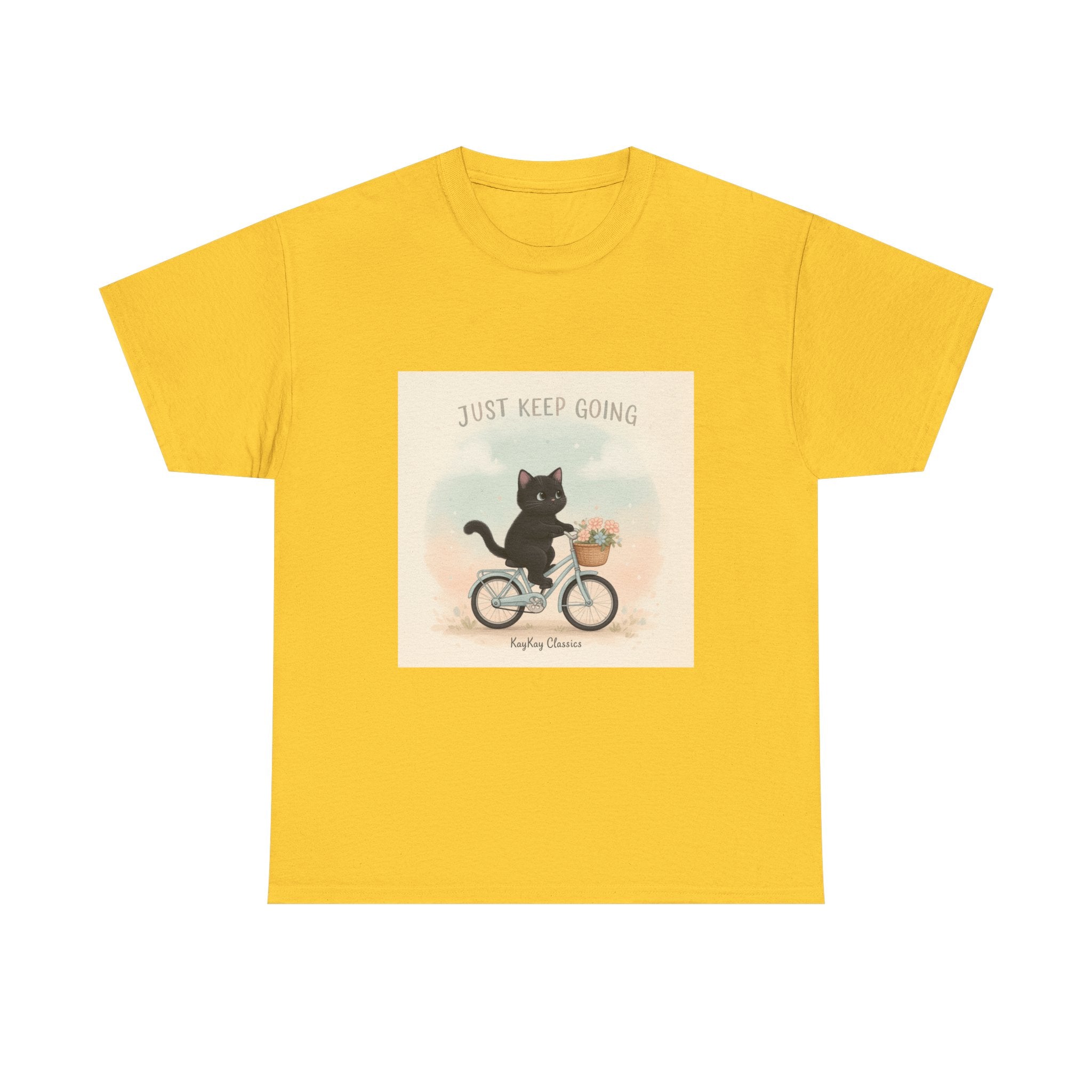 "Design" Black Cat Kids Tee | College Girl Gift | Fashion | KayKay Classics