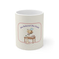 She Believed She Could Bee and bunny Mug 11oz