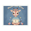 Giraffe Canvas Print – Most Fun Wins