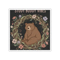 Bear Die-Cut Sticker – Study Buddy Vibes