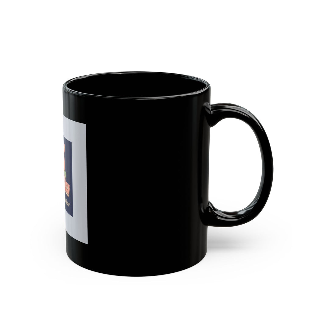 Bunny Black Mug 11oz
