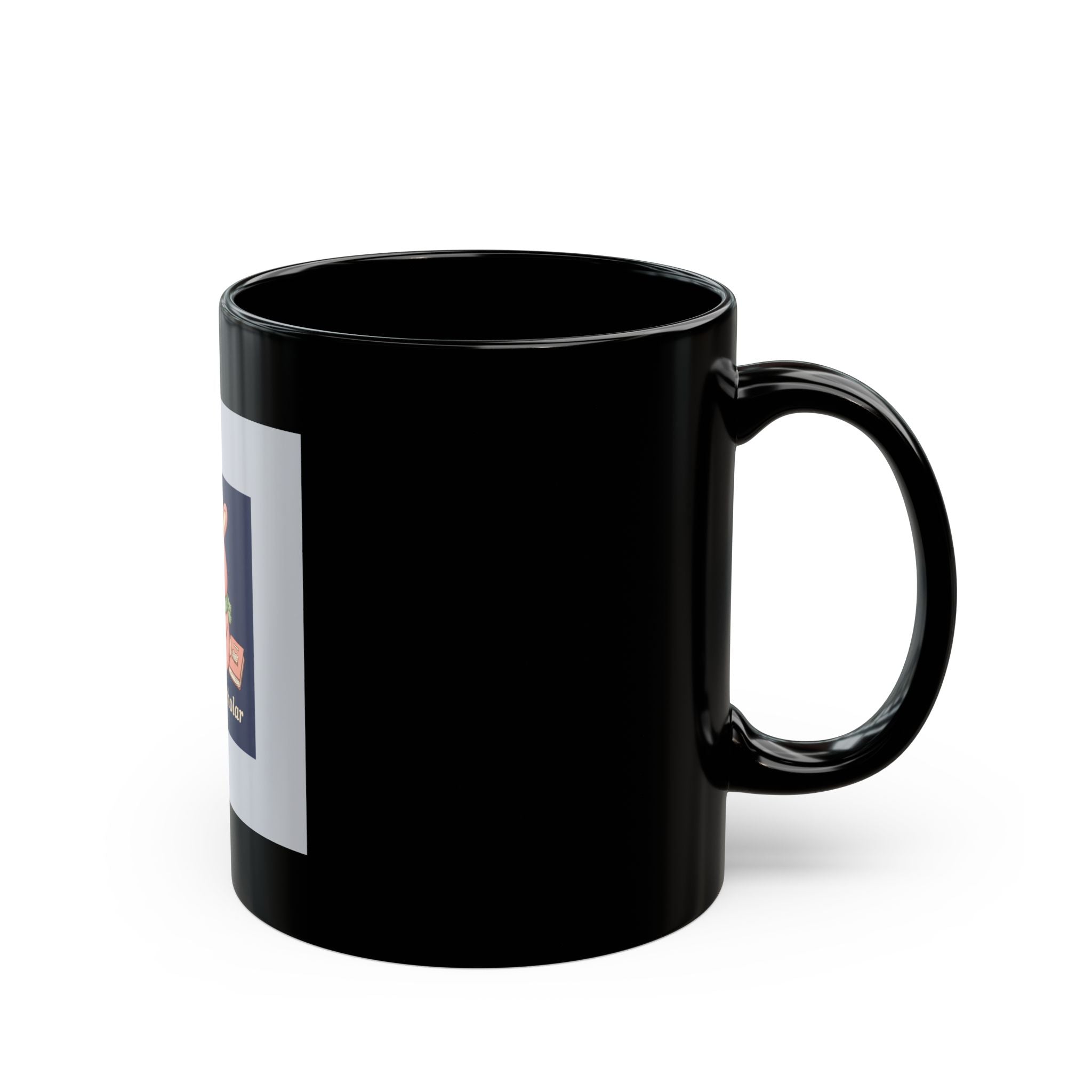 Bunny Black Mug 11oz