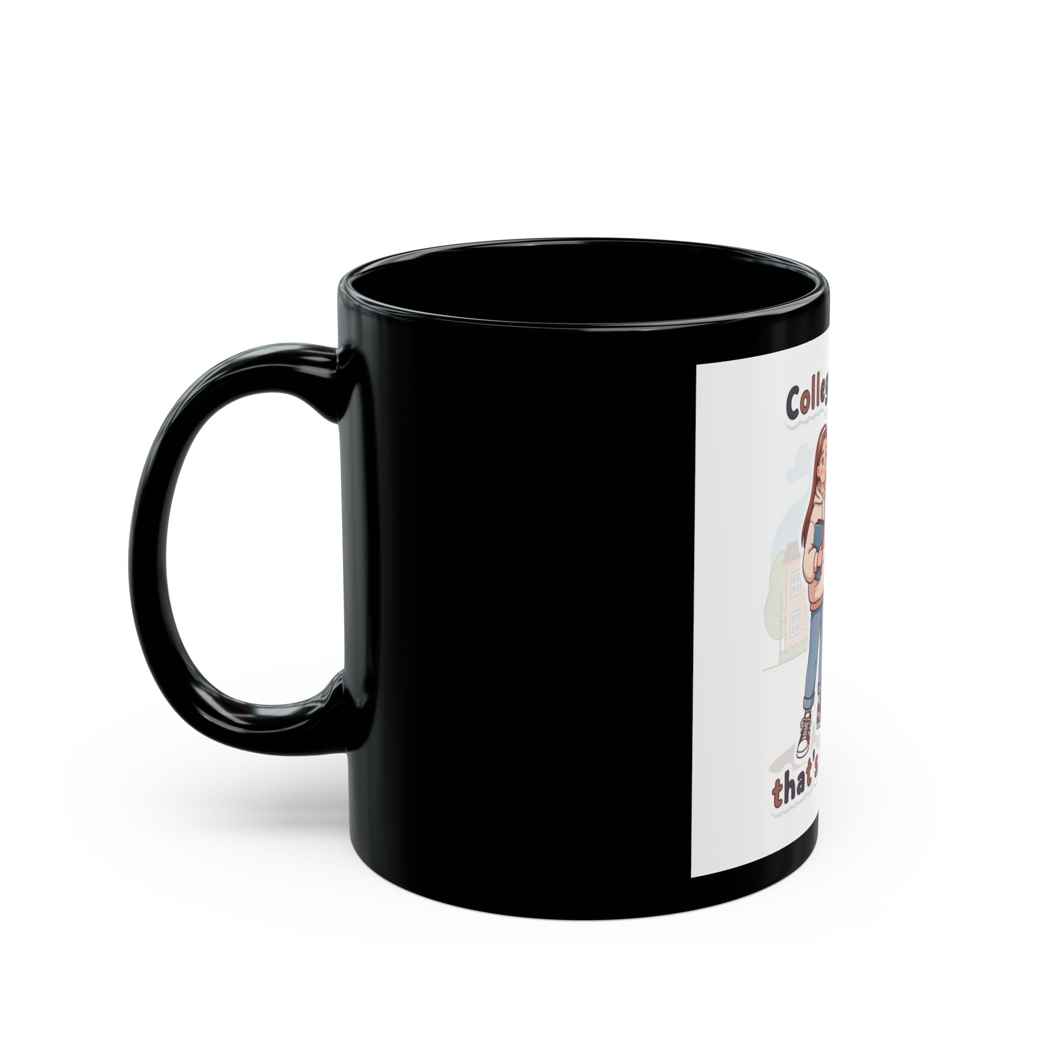 Dog Black Mug 11oz