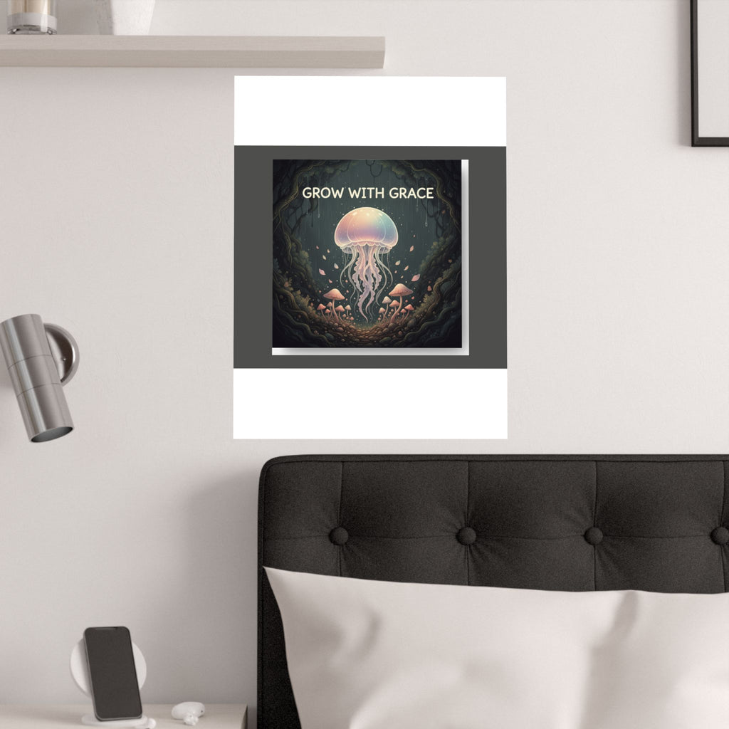 Kawaii Jellyfish Poster – Grow With Grace