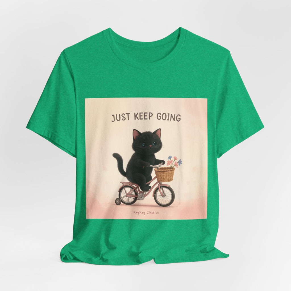 "Life Behind Bars" Black Cat Women Tee | College Girl Gift | Fashion | KayKay Classics