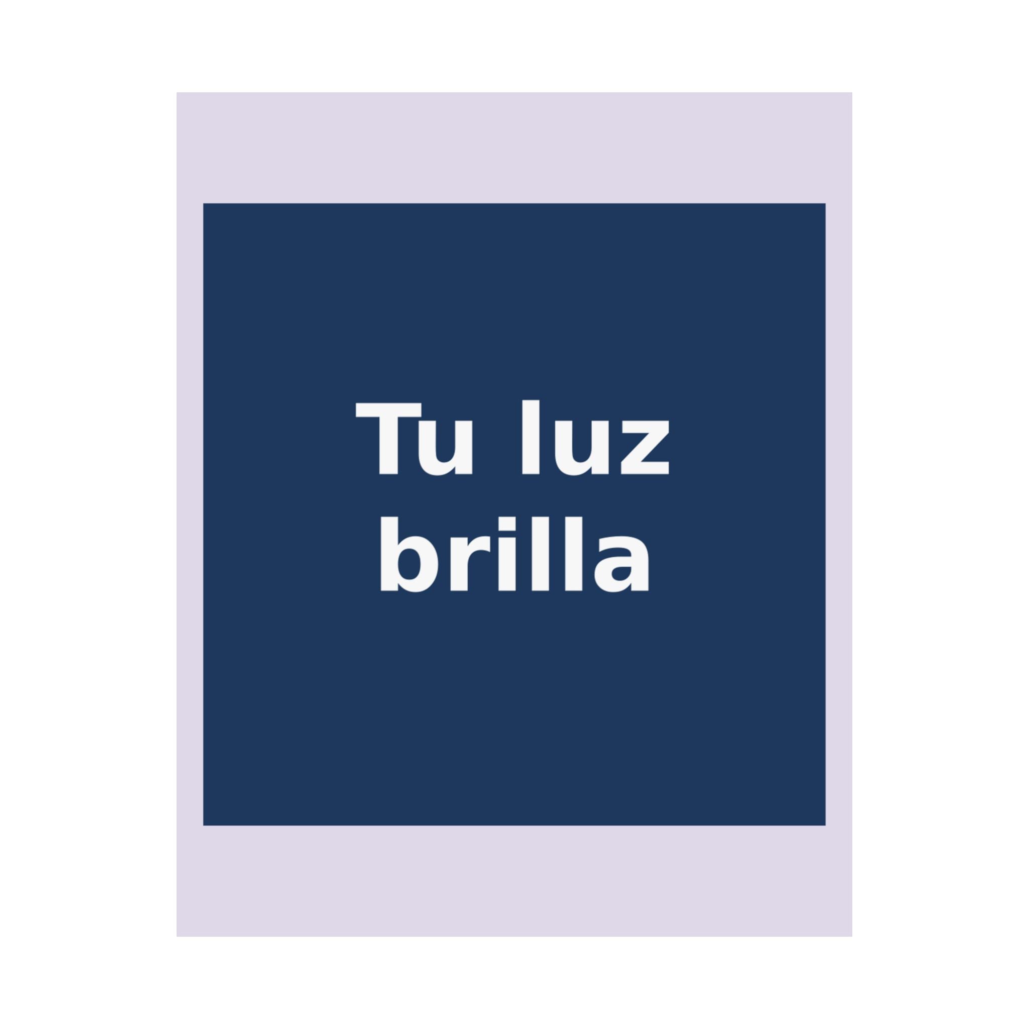 "Tu luz brilla" Black Cat Poster | Trendy Gift for Her | Lifestyle | KayKay Classics
