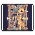 Giraffe Mouse Pad – Most Fun Wins