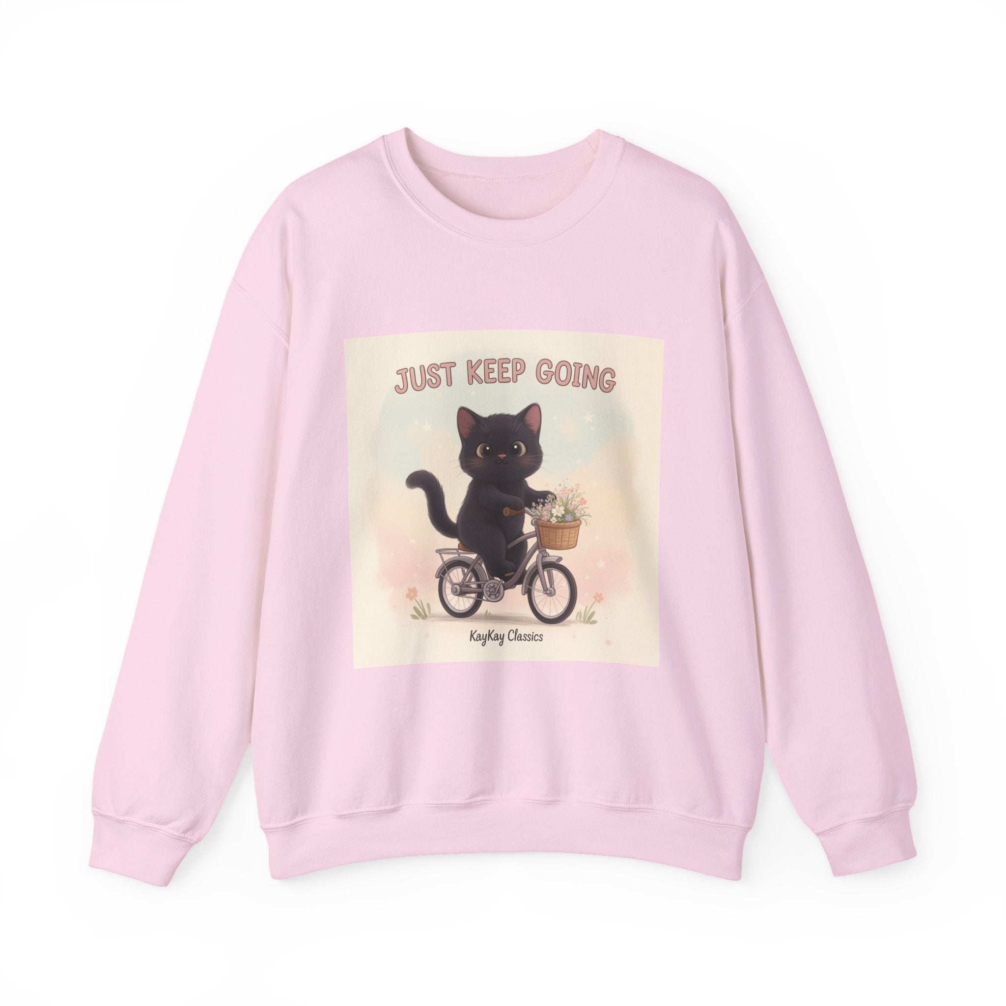 "Coffee Books Success" Black Cat Crewneck | College Girl Gift | Fashion | KayKay Classics