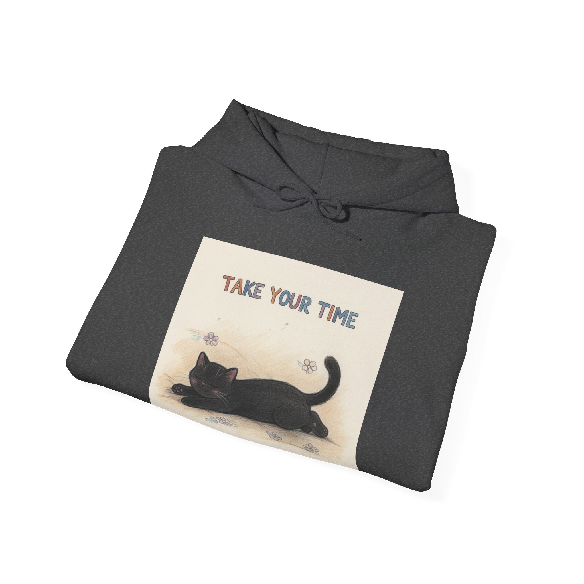 TAKE YOUR TIME Cat Hoodie