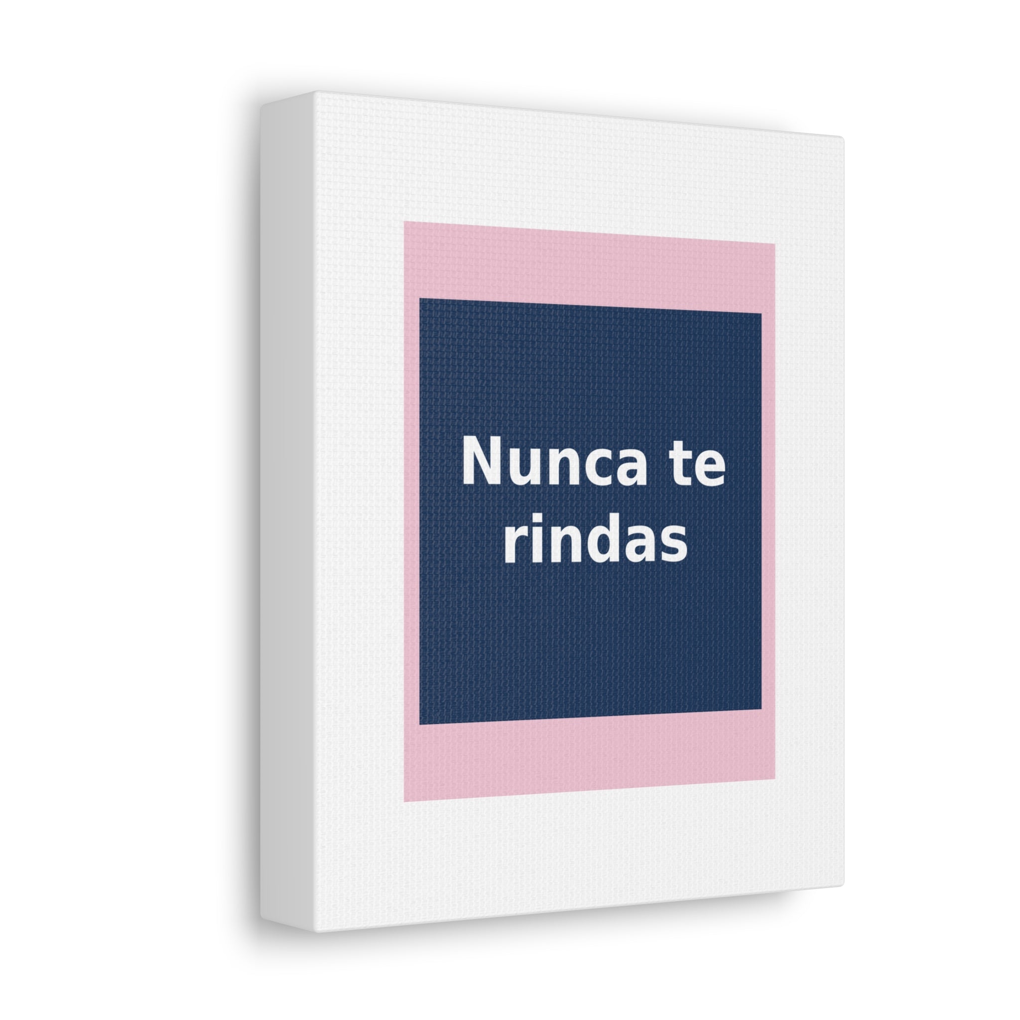 "Nunca te rindas" Black Cat Canvas | College Girl Gift | Fashion | KayKay Classics