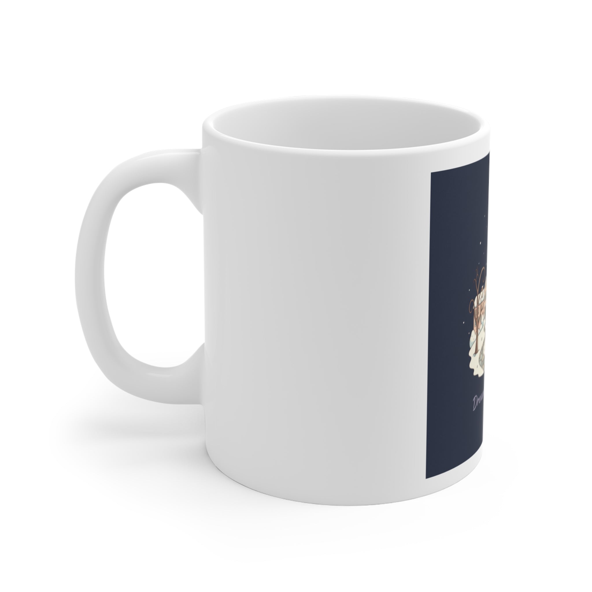 Dream Big, Study Hard Dragon Mug 11oz