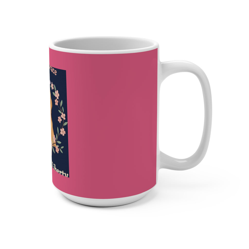Golden Retriever Mug 15oz – Bloom With Grace